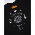 LOUIS VUITTON 重工刺繡短袖 (黑)_2