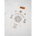 LOUIS VUITTON 重工刺繡短袖 (白)_2