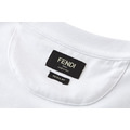 FENDI 線條刺繡標誌刺繡短袖（白色）_4