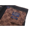 LOUIS VUITTON 刺繡標誌滑板牛仔褲 (黑)_7