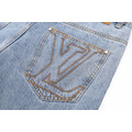 LOUIS VUITTON 刺繡標誌滑板牛仔褲 (單寧)_4