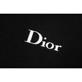 DIOR 胸部小字母刺繡短袖（黑）_2