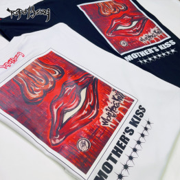 男款媽媽的吻短Ｔ／Mother's kiss short T