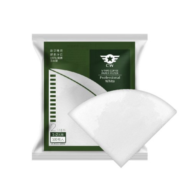 CW日本進口哈利歐 V60 酵素漂白錐型濾紙