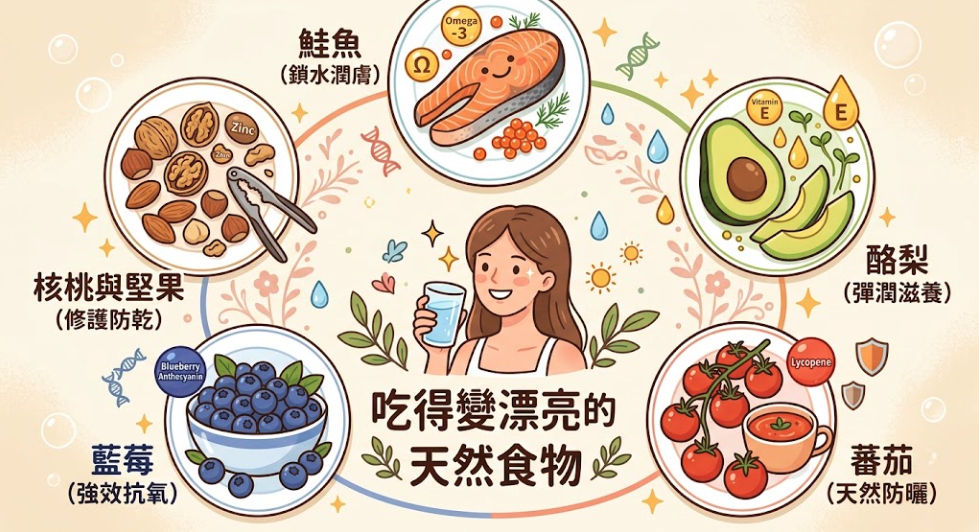 吃的隱形保養品！5大「越吃越漂亮」的天然超級食物