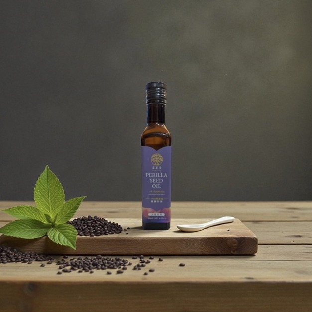 冷壓初榨-100%紫蘇籽油(250ml)