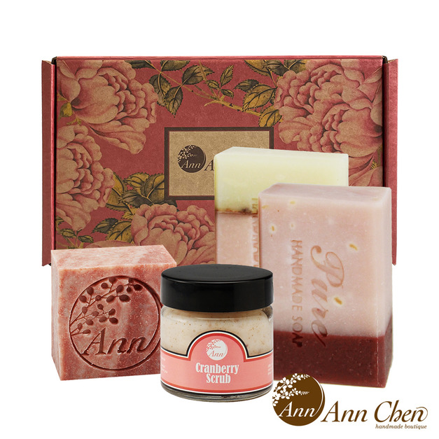 陳怡安手工皂-沐浴潔顏果香去角質禮盒(2款任選)