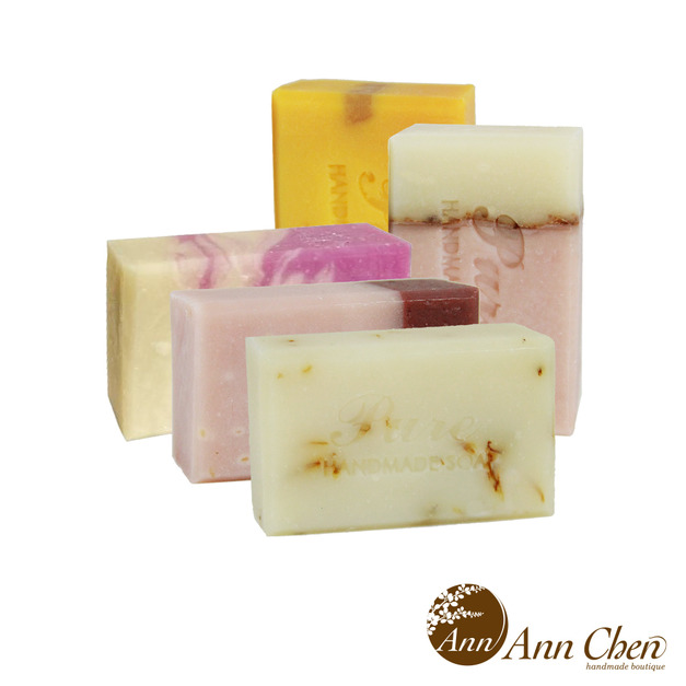 玫瑰櫻花潤澤手工皂x5入特惠組