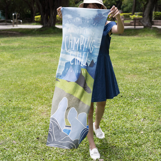 爽躺山谷科技纖維涼感毛巾