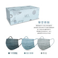 【莫蘭迪三色滿版醫療口罩-摩登雅韻】混搭30入_1