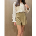韓版復古顯瘦A字闊腿西裝短褲_2