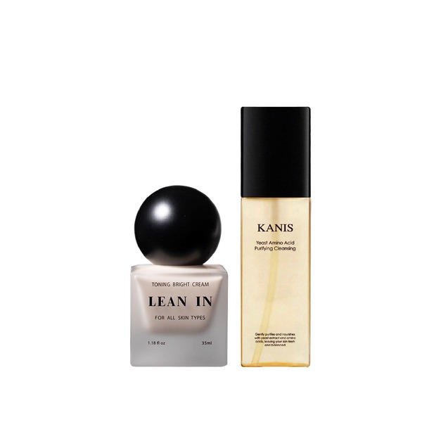 預計1月中到貨【可妮絲 x LEAN IN】植萃酵母洗顏露+果蜜燈泡霜