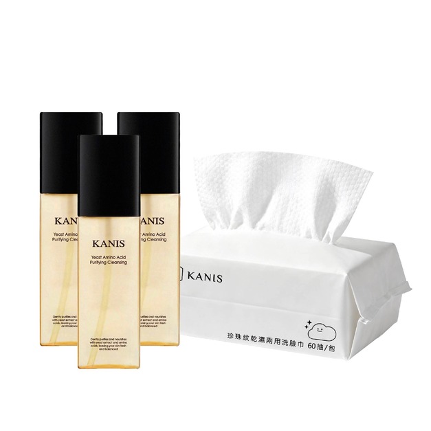 植萃酵母洗顏露(3入)+贈品牌洗臉巾