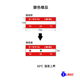 日油技研 3E系列 3階段貼紙(20枚入)