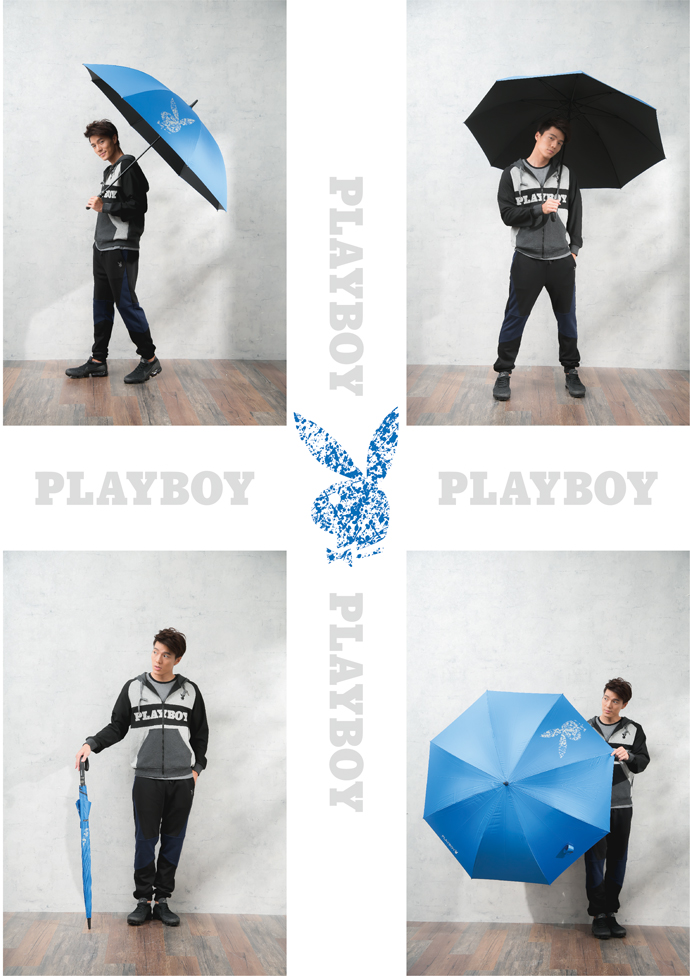 PLAYBOY 傘 PLAYBOY】領先指標- 30吋直柄高爾夫球傘| 花開富貴-雙成和晴雨傘