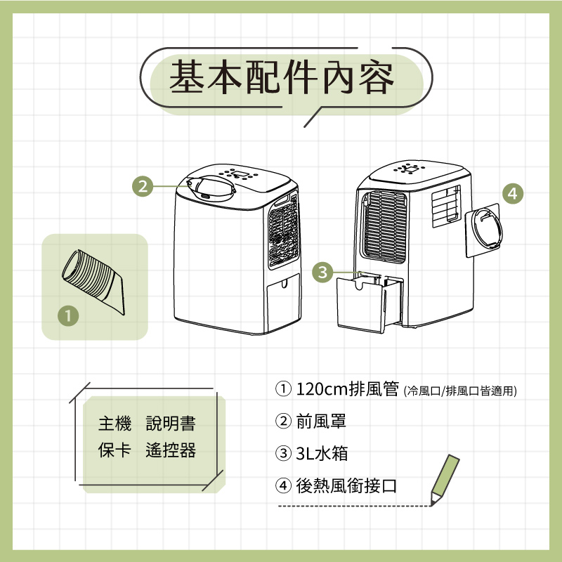SAC400 戶外露營移動式冷氣/露營冷氣/移動空調/行動冷氣 基本構成很簡單 不複雜 好上手 詳細操作可觀看使用說明書