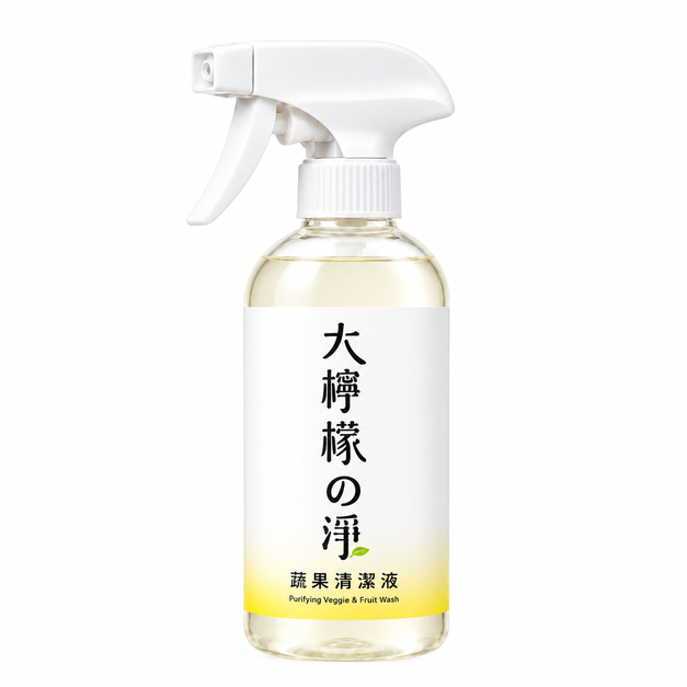 大檸檬の淨 蔬果清潔液 380ml｜檸檬精油益生菌配方