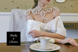 A191202-1【現貨】手工重工復古宮廷奢華多層珍珠流蘇新娘婚紗禮服/披肩/肩鍊/項鍊