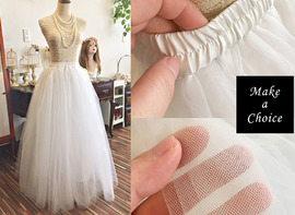 C210303【現貨】白色網紗澎澎裙蓬蓬裙白紗裙半身裙小白裙(網紗6層)。便服婚紗