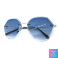 買一送二 今夏熱銷款 鑽切面漸層太陽眼鏡 SGS認證 仿雷朋 復古眼鏡 網美 出國 必備 韓版 文青 47886款_2