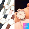 情人節對錶 兩隻只要300元 文青金屬皮革手錶 指針手錶 女錶 韓版 男錶 出國 時尚百搭 配件 非DW手錶