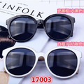 眼鏡SGS認證 韓國新款白框百搭款墨鏡 太陽眼鏡 粗框 黑框 韓版 網美 網紅 日韓 韓版 超美 海邊 防曬 70036_1