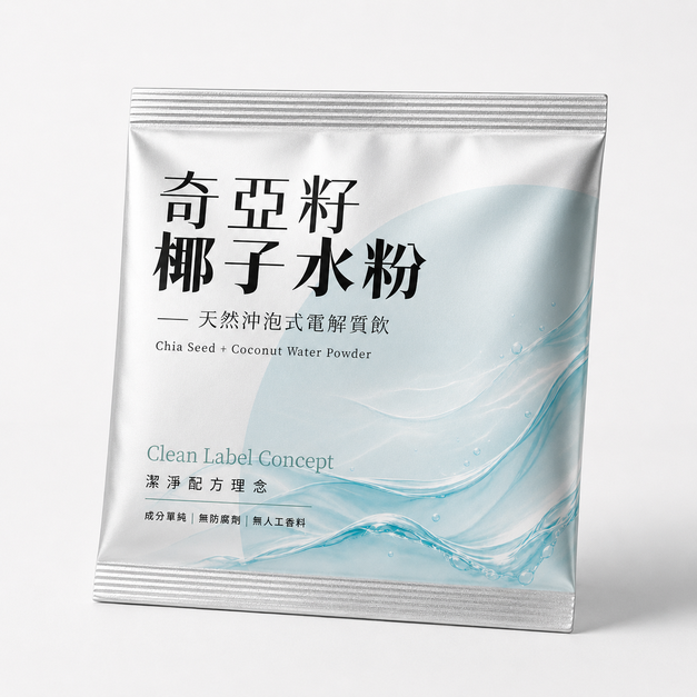 奇亞籽椰子水粉 16g 隨身包 - 潔淨配方、無防腐劑、無人工香料