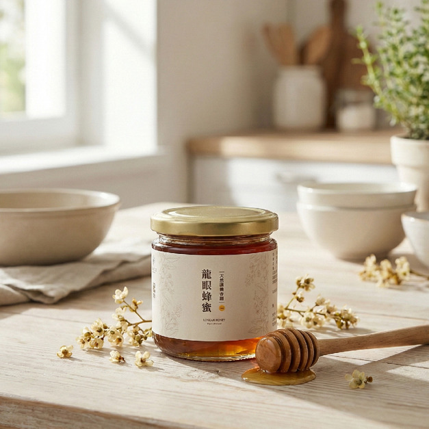 台灣天然龍眼蜂蜜 300g | 獨特的龍眼花香、口感甜美溫醇