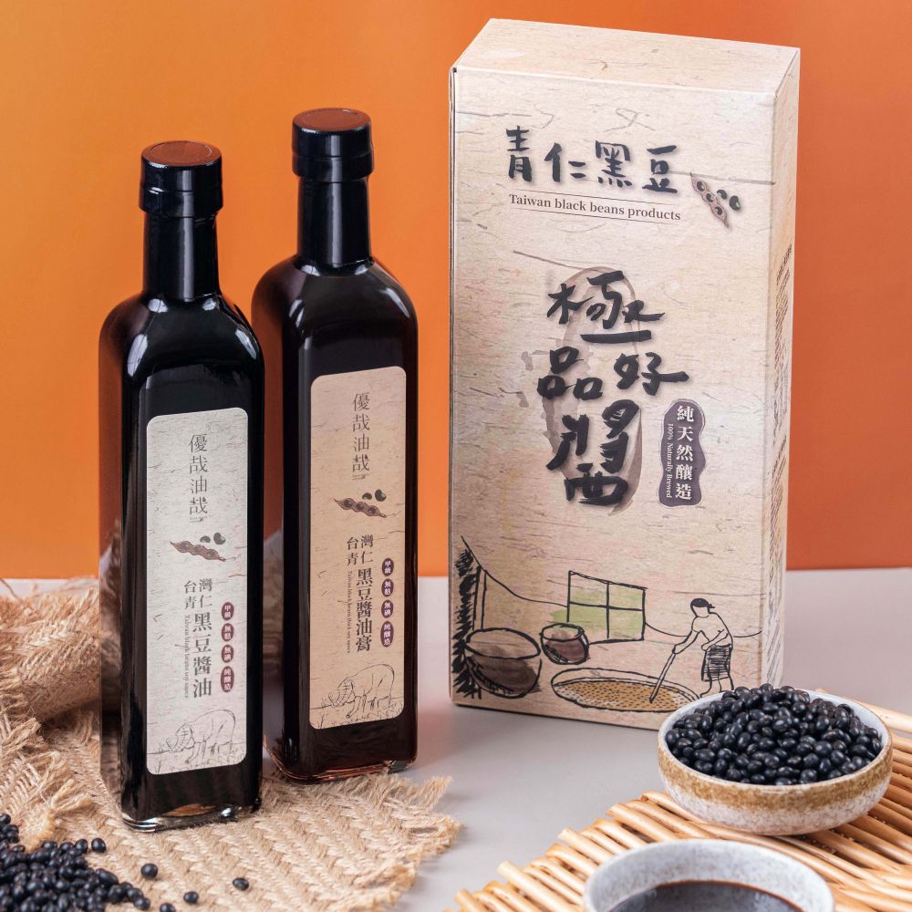 青仁黑豆醬油/膏兩入禮盒(無法超取)