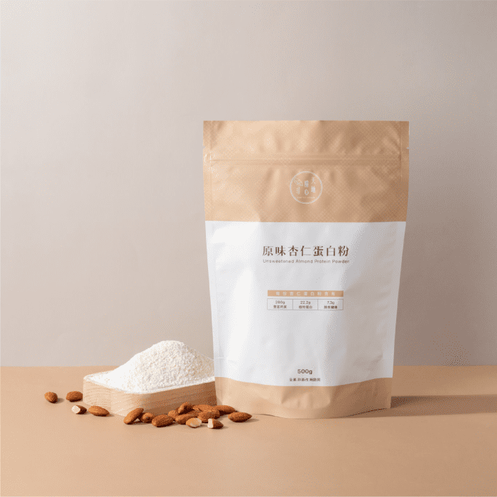 原味杏仁蛋白粉 | 無腥味、無麩質、不脹氣、高膳食纖維