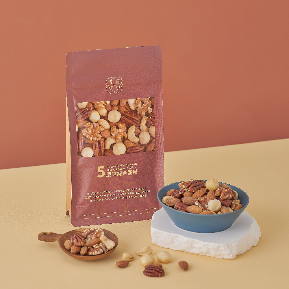 五種綜合原味堅果 400g 家庭號