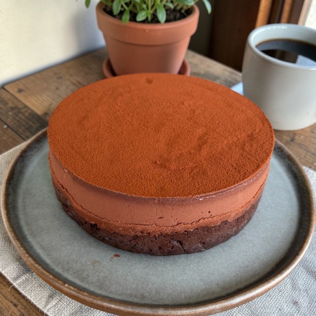 母親節預購【CoCa MaMa 巧克力工坊】零糖告白💝 100% 羅漢果糖生巧克力蛋糕(6吋)