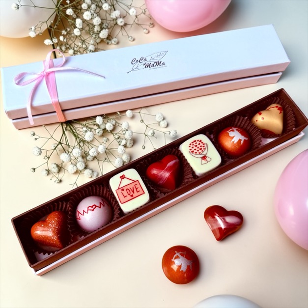 【3月情人節限定】告白心動巧克力禮盒(7入)