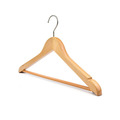 日系原木色質感防滑衣架 (44cm/10入)