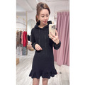 [05010707] 連帽小裙襬洋裝