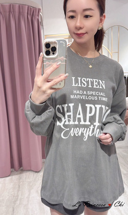 [02045207] SHAPING寬鬆T