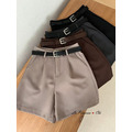 [06019808] 附皮帶西裝短褲_11