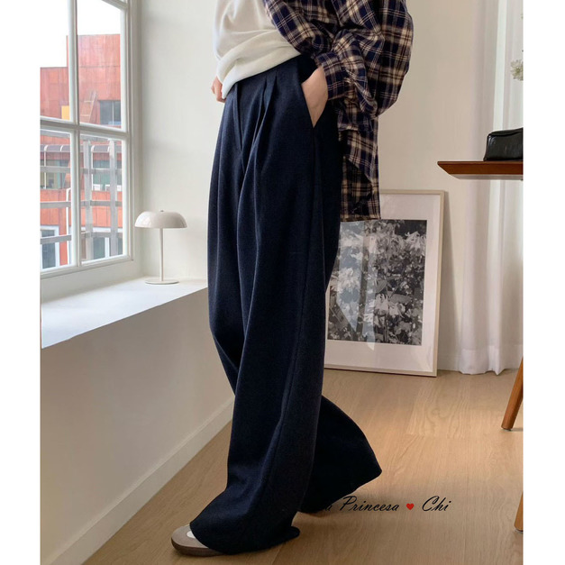 [06020705] 37%羊毛西裝褲