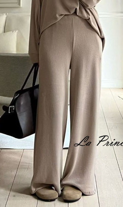 [06021009] 素色休閒毛料褲