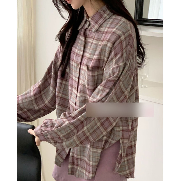 [03024706] 彩格襯衫