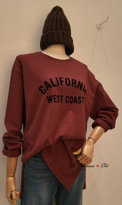 [02048505] California開衩T