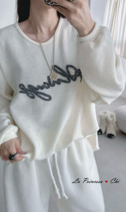 [12013401] 簡約羊毛字母T