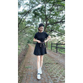 [01013207] 肩透紗背心短洋_26