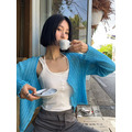 [13019303]坑條薄針織外套_1