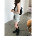 [01013207] 肩透紗背心短洋_5