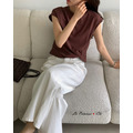 [02055701] 腰結飾短T_9
