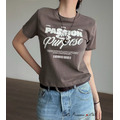 [02058900] Passion水洗復古T