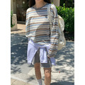 [02059105] 彩條紋透感T_14