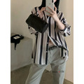 [03029602] 深藍條紋襯衫_1