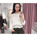 [04014409] 温柔感棉麻衫